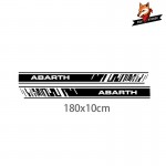 Decals Stripe Wraps Body Stickers Car Decal Vinyl Car Styling Abarth Side Skirt Sticker Door Protector for FIAT 500 Abarth